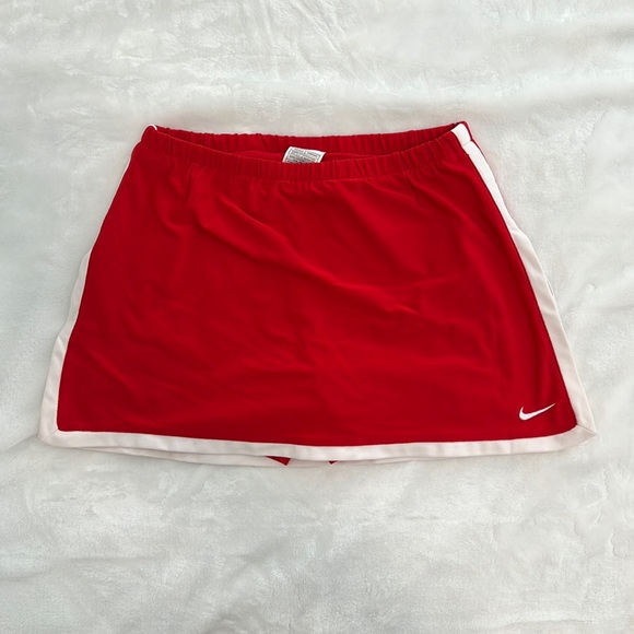 Nike Skirts Nike Tennis Skirt Red White Xs Poshmark